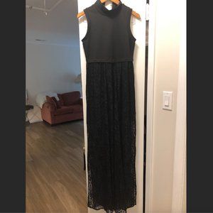 Nolitha/Urban Outfitters lace maxi dress black S